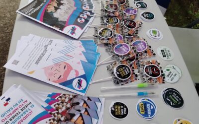 CONAPRED participa en Feria de Salud y Bienestar en conmemoración del Día Mundial Sin Tabaco organizada por la  Oficina Institucional de Recursos Humanos