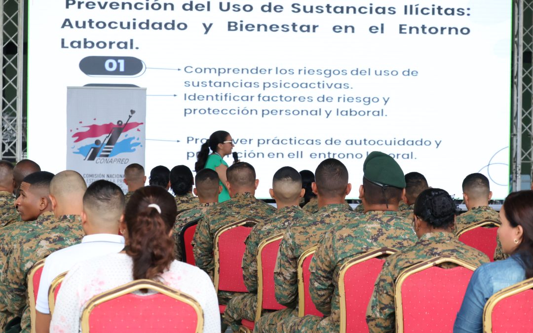 CONAPRED desarrolla jornada de sensibilización en SENAFRONT sobre prevención del consumo de sustancias en el ámbito laboral